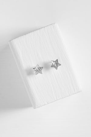 PLUTTEN BIG FROSTED STAR STUDS
