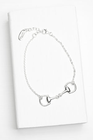 HORSE BIT SILVER BRACELET